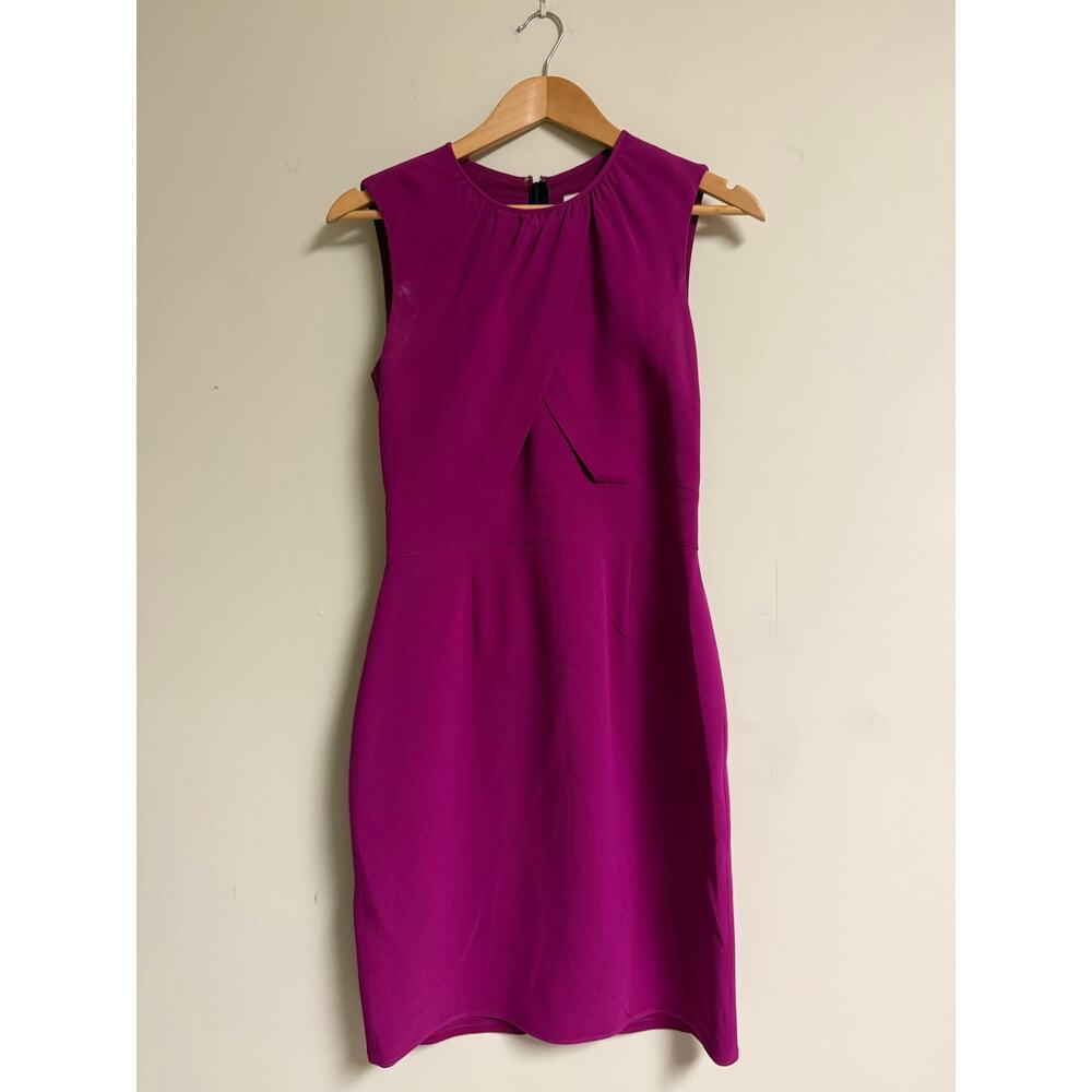 Burberry London Fuchsia Sleeveless Sheath Dress